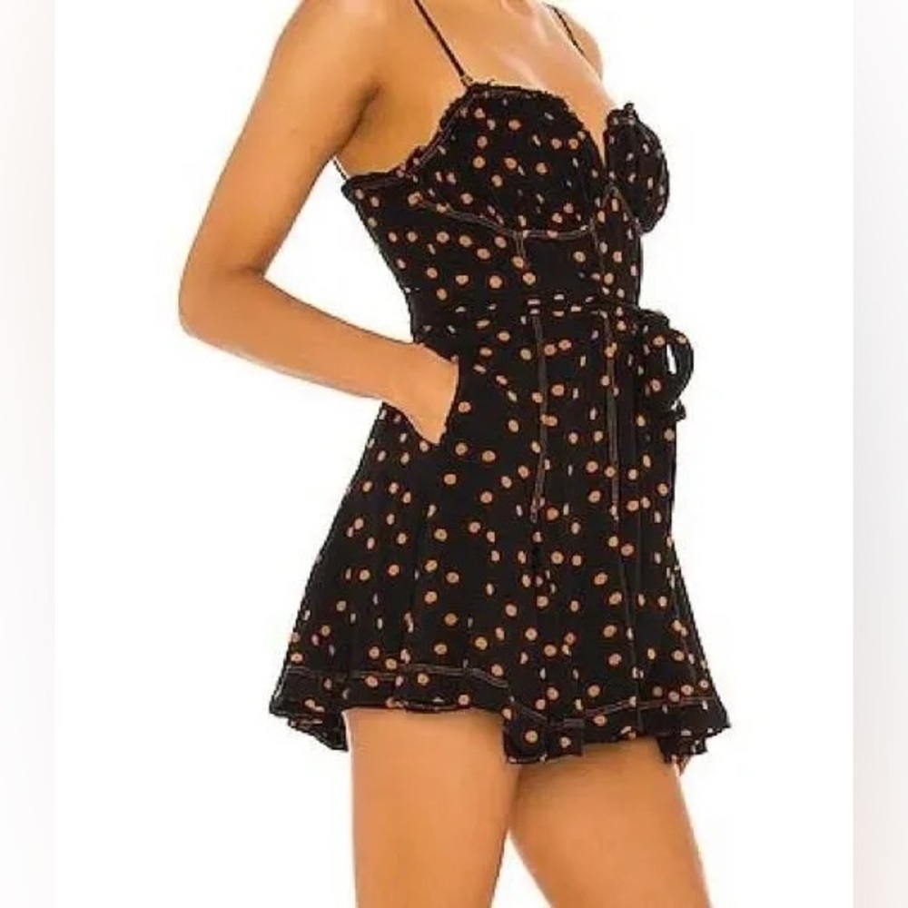 Free People Spotty Dotty Romper boho Bohemian